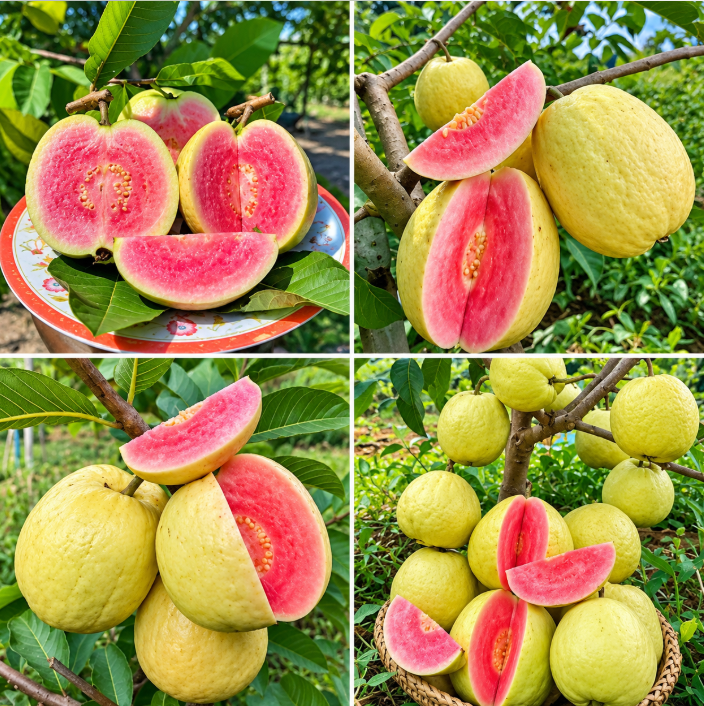 ইয়েলো পিঙ্ক পেয়ারা গাছ
